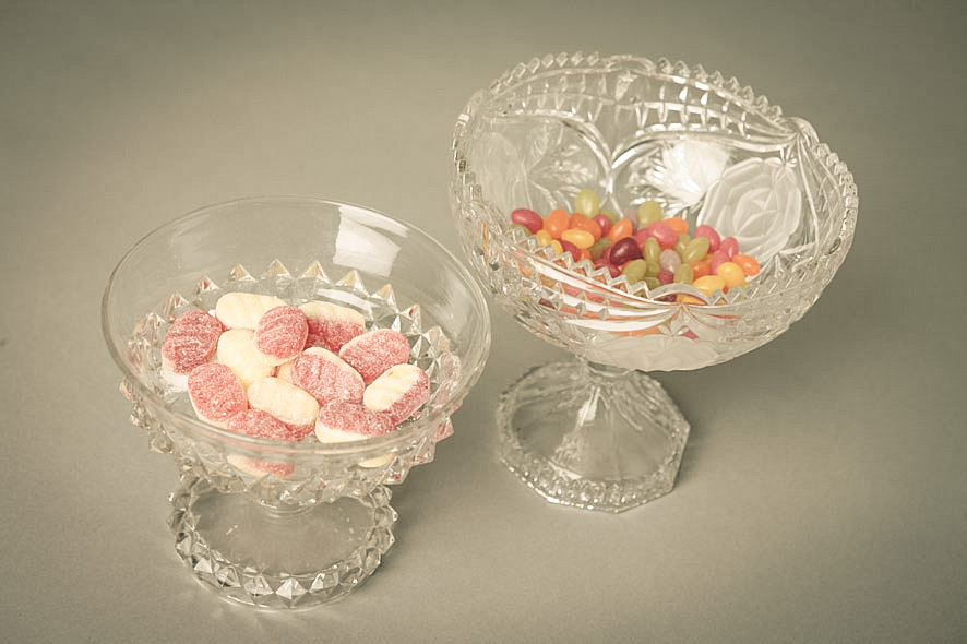 crystal bon bon dishes for hire, Cheshire, Manchester & north west