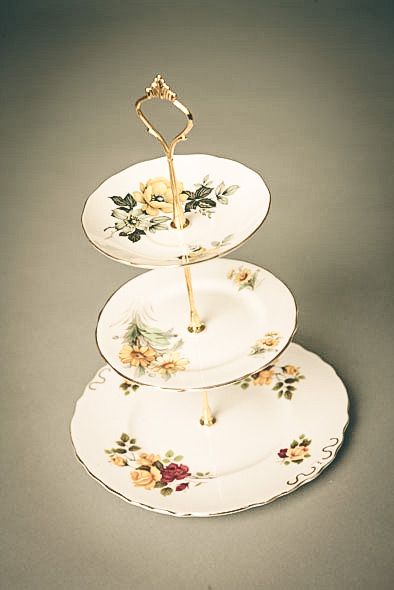 three tier cake stands for hire, Cheshire, Manchester & north west